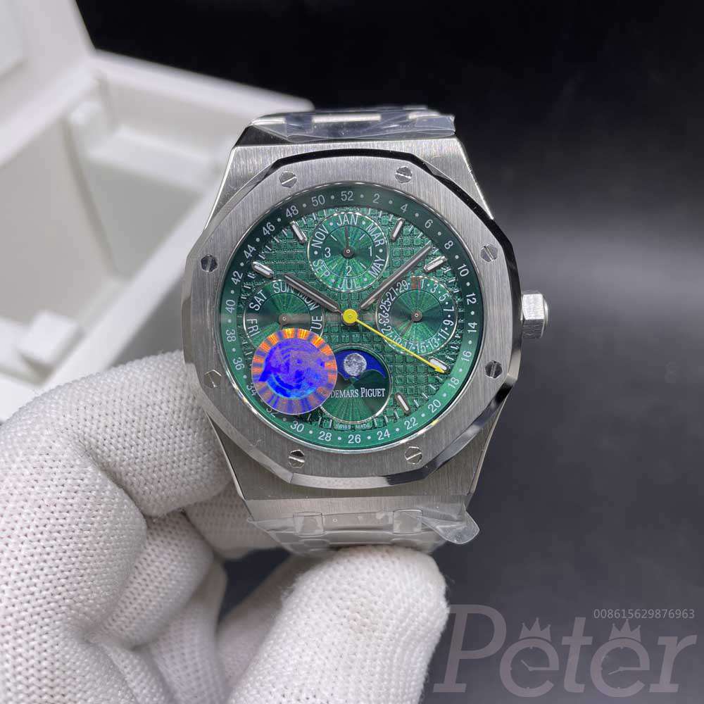 AP Swiss high grade stainless steel case 41mm green dial all works sub-dials Cal.5134 automatic APS factory top grade WT255
