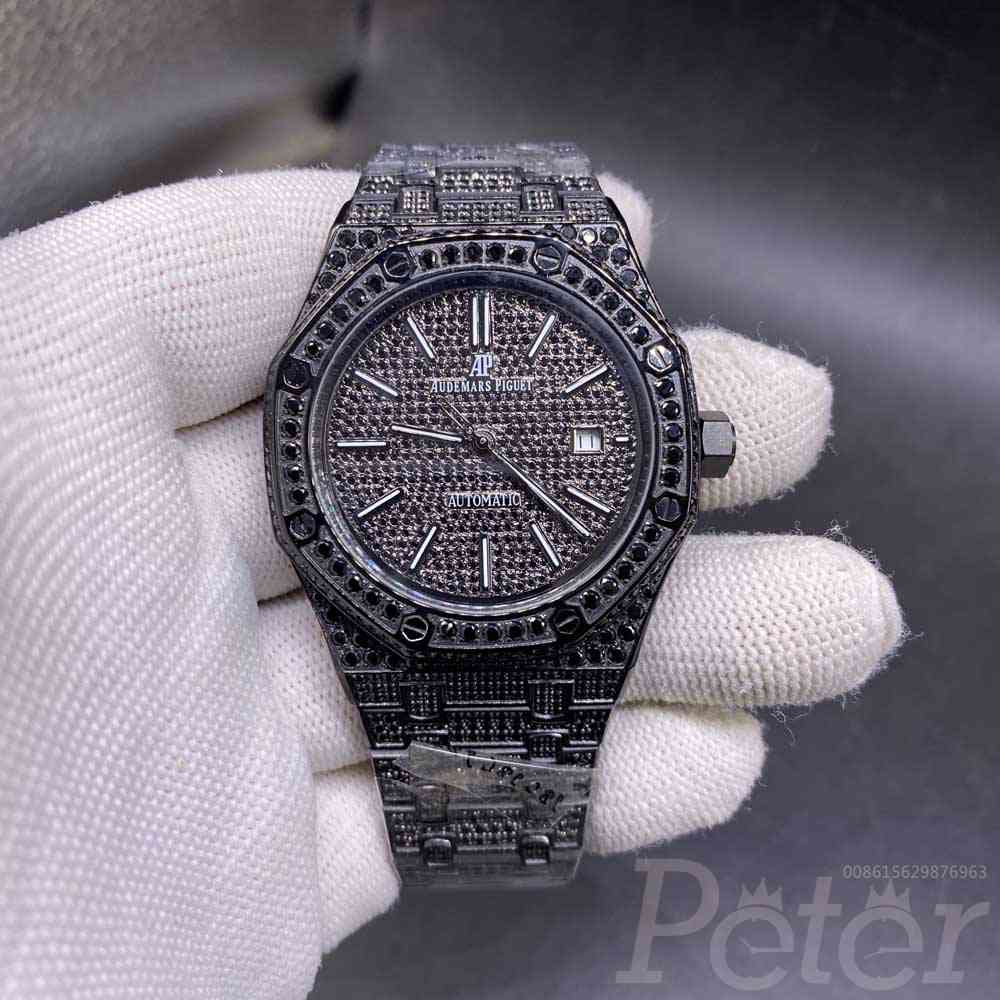 AP black diamonds case 42mm zircon stones AAA automatic men wristwatch BL170
