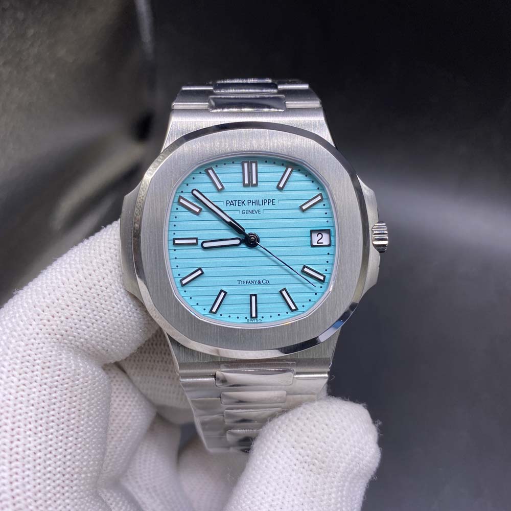 Patek 5711 Tiffany blue dial thin case 40mm 3K factory Cal.26-330 automatic luxury 1:1 top grade M290
