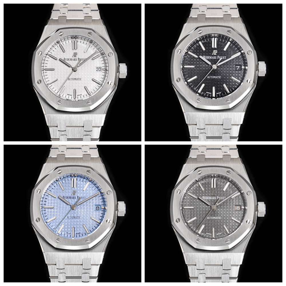 AP 50th anniversary 15550ST women size 37mm automatic 9015 white/black/blue/gray dials 1:1 grade WTx