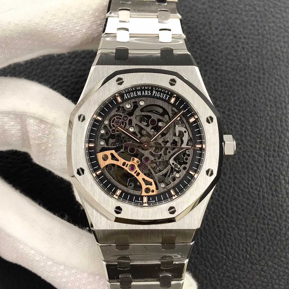 AP skeleton silver case 41mm APS factory high quality Cal.3132 automatic luxury men watch WT215