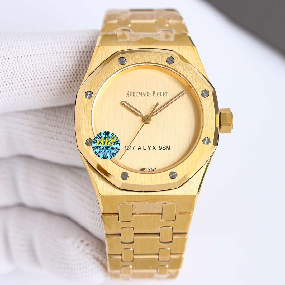 AP 15550ST High quality 9015 movement Gold case 37mm women automatic watch C50