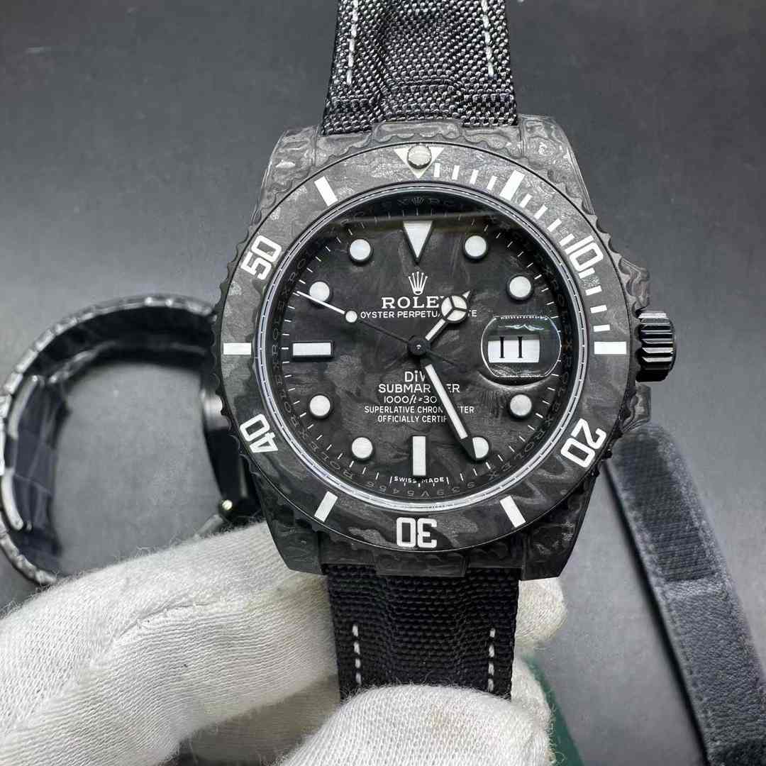 Rolex SUB DiW carbon black E70