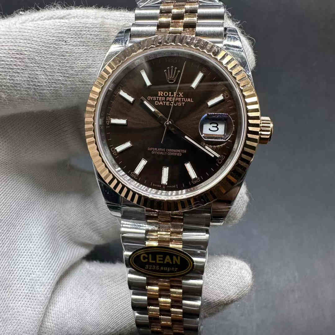 Rolex Datejust 1:1 Clean factory FC3235 rose gold two tone case 40mm jubilee bracelet  C 00