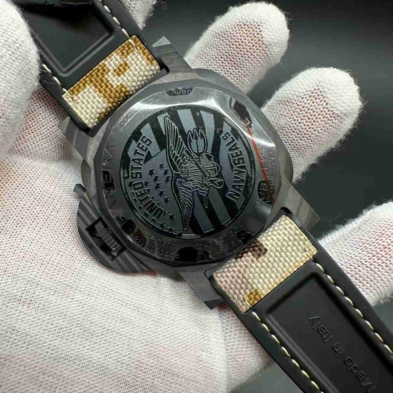 Panerai Submersible Navy Seals PAM1513 VS super clone Black Carbon case 44mm. D 00