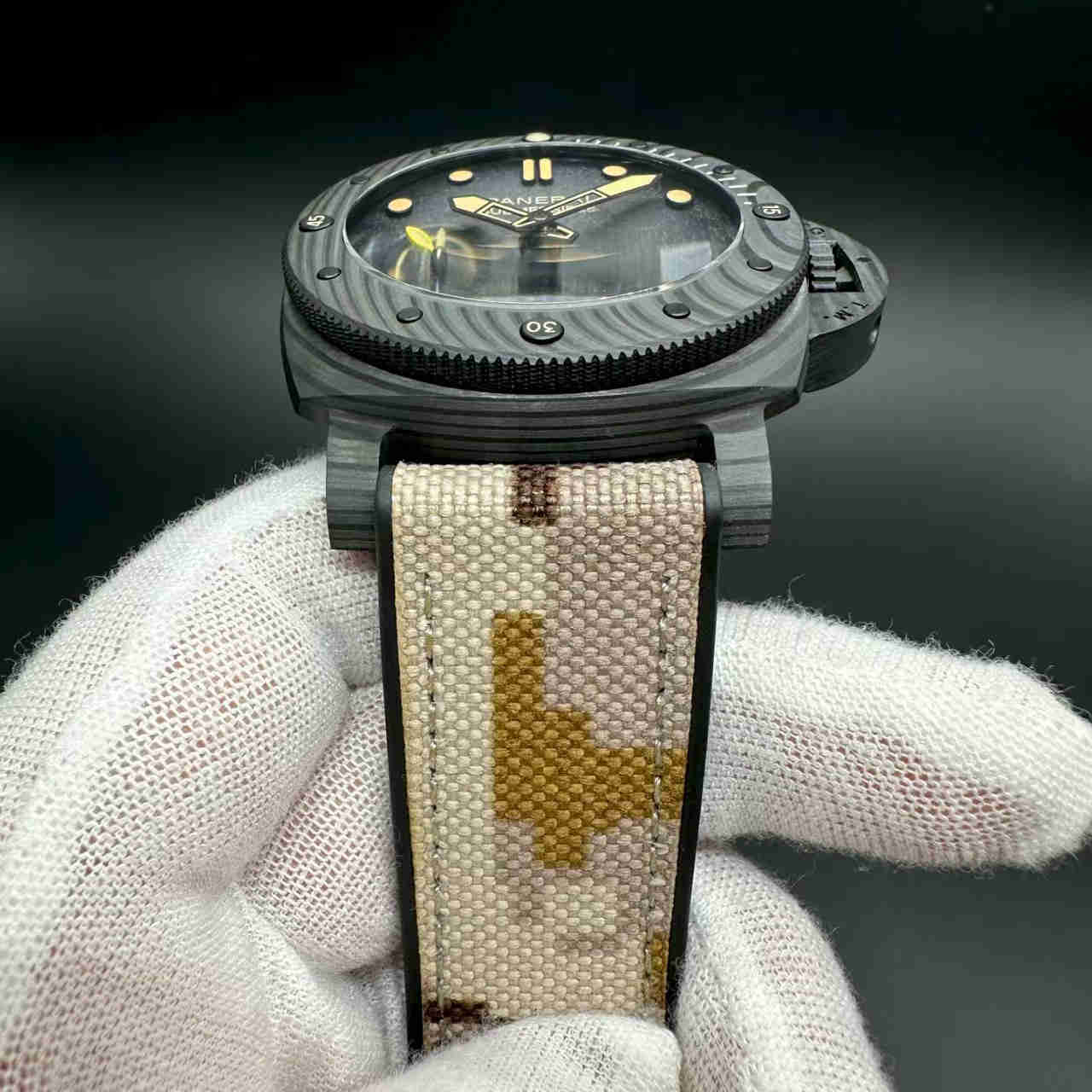 Panerai Submersible Navy Seals PAM1513 VS super clone Black Carbon case 44mm. D 00