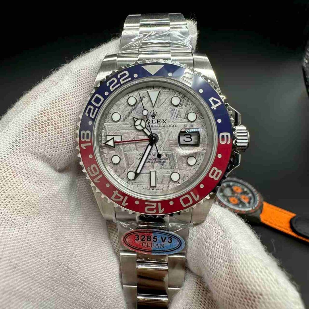 GMT meteorite Pepsi clean 3285 V3 oyster  E 00