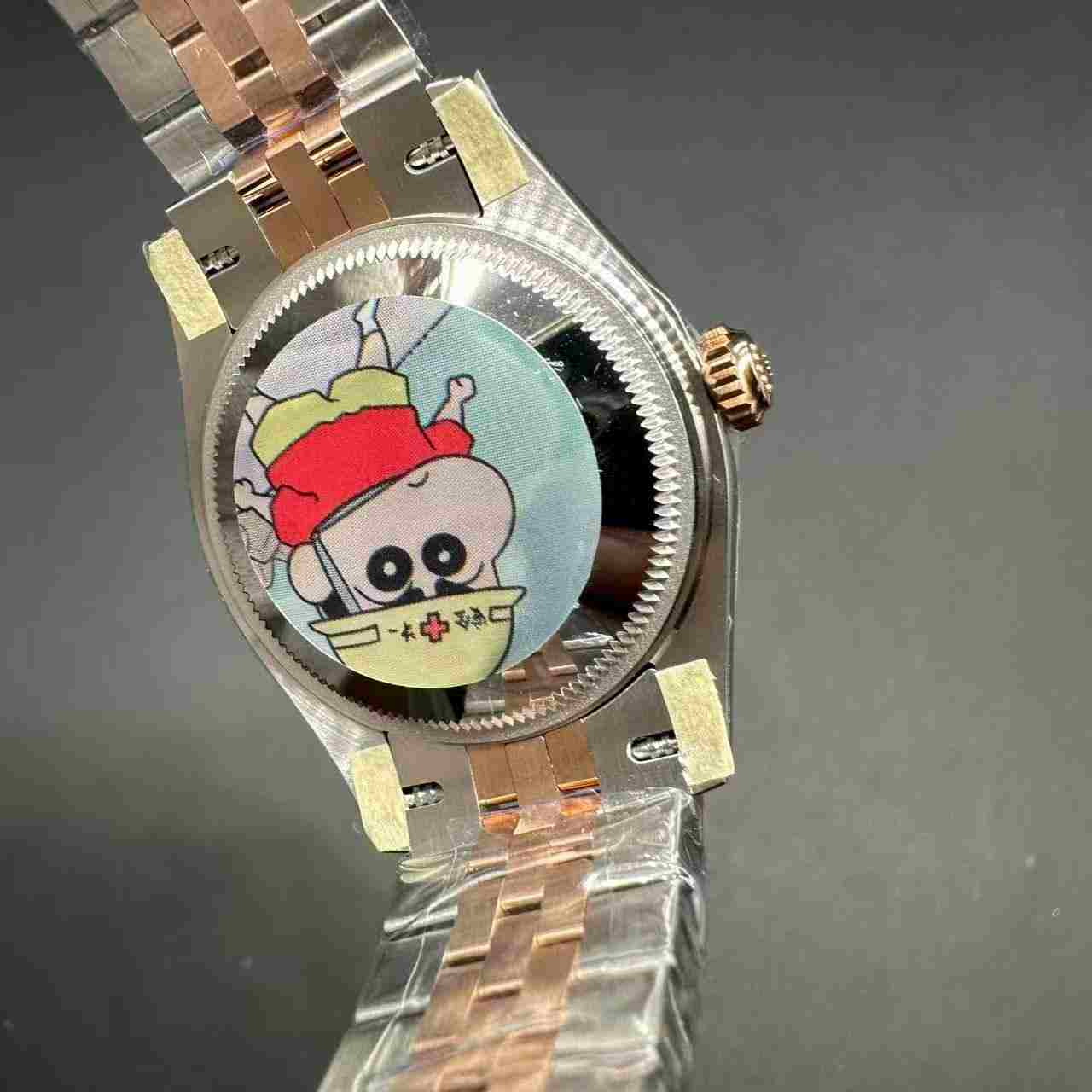 Datejust ARF 2671 automatic 2tone rose gold case 31mm jubilee band women watch. C90