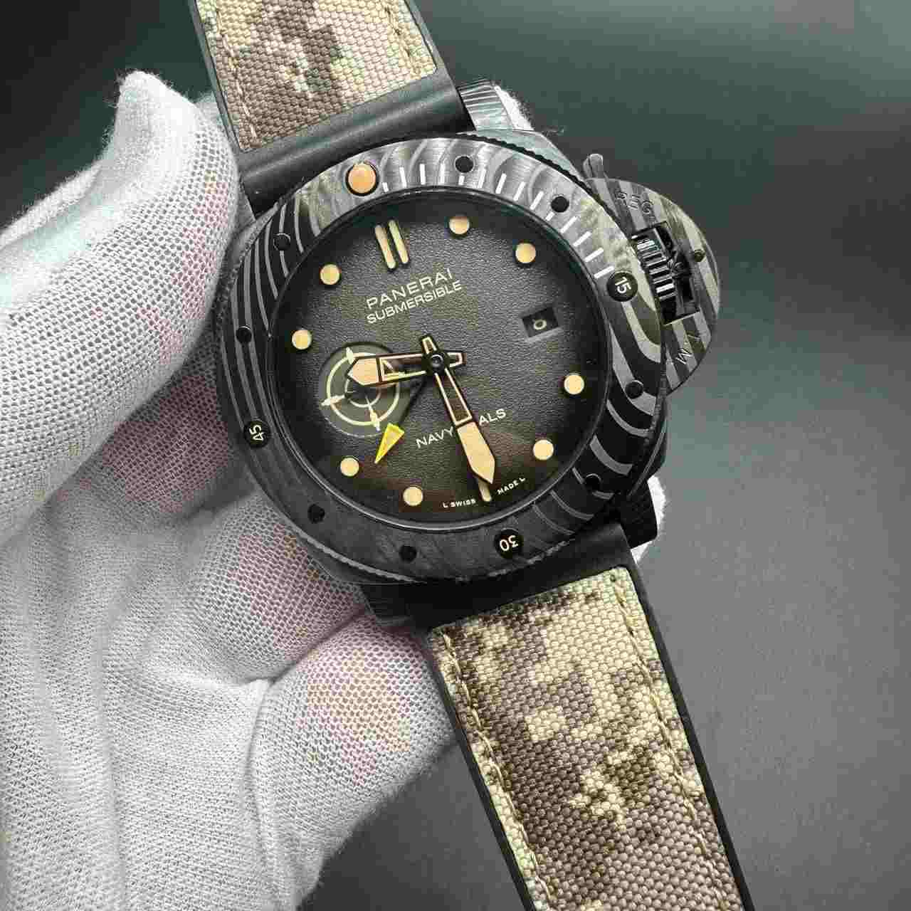 Panerai Submersible Navy Seals Black case 47mm AAA+ automatic  A66
