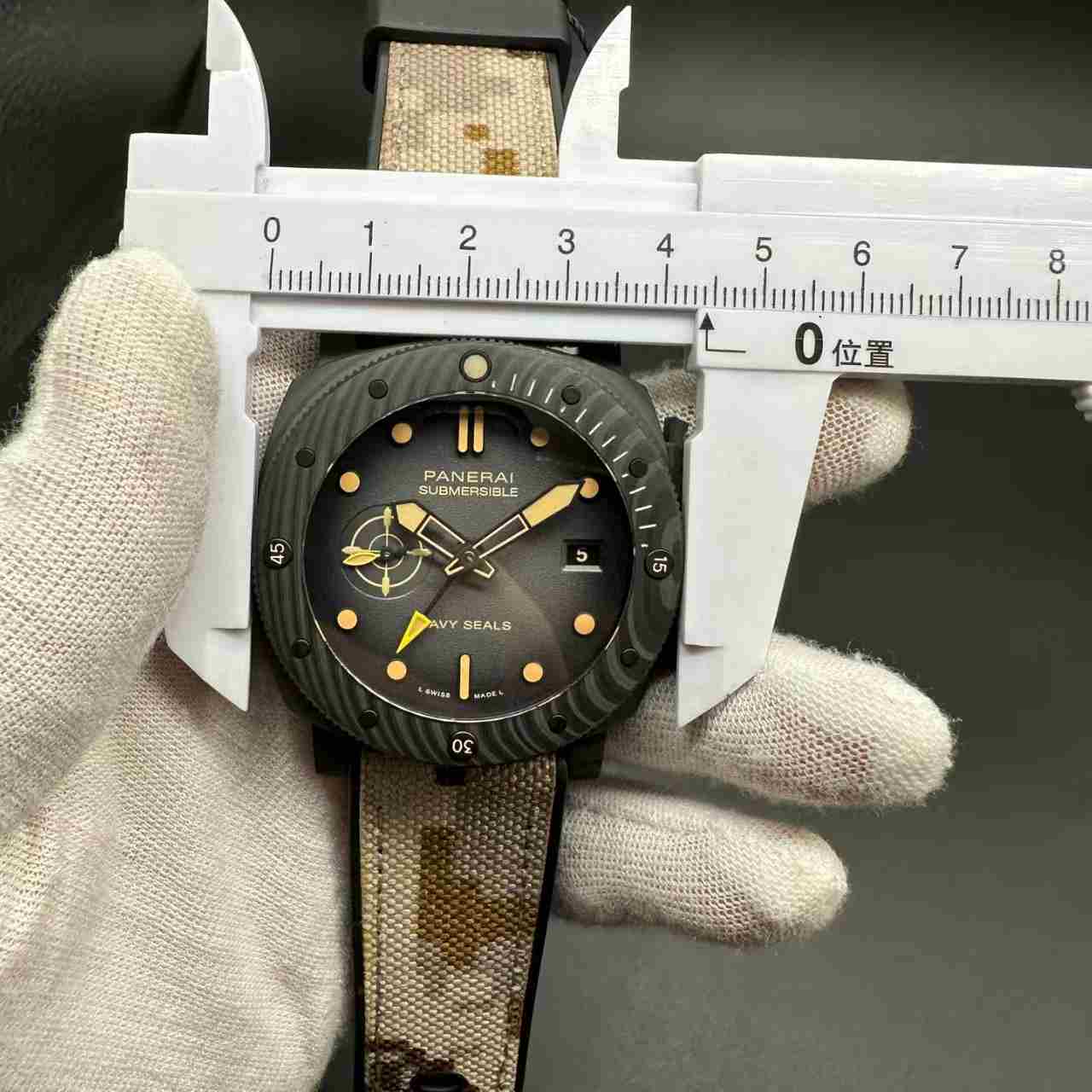 Panerai Submersible Navy Seals PAM1513 VS super clone Black Carbon case 44mm. D00