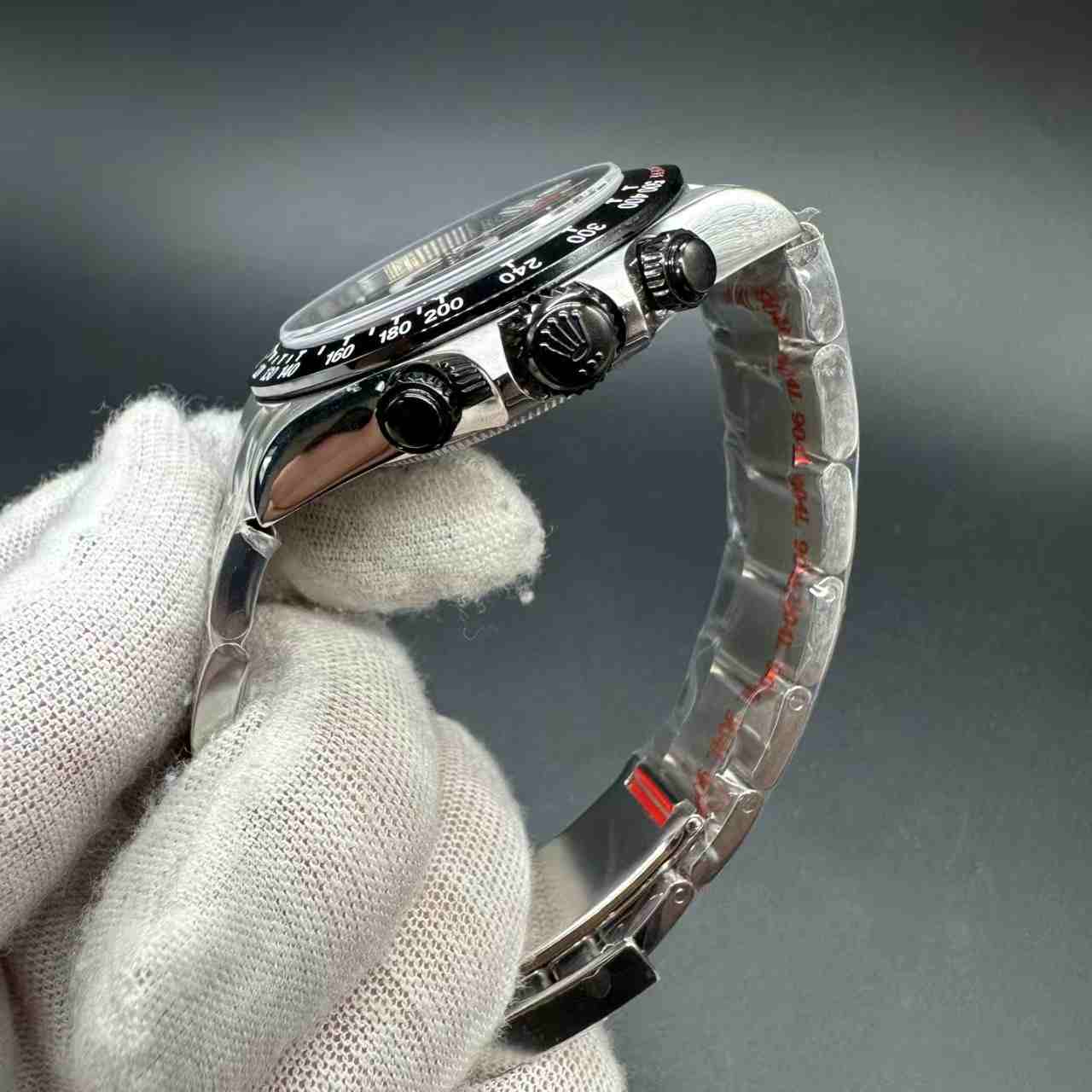 Daytona skeleton GET super clone 4130 steel case ceramic black bezel skeleton dial. 750$