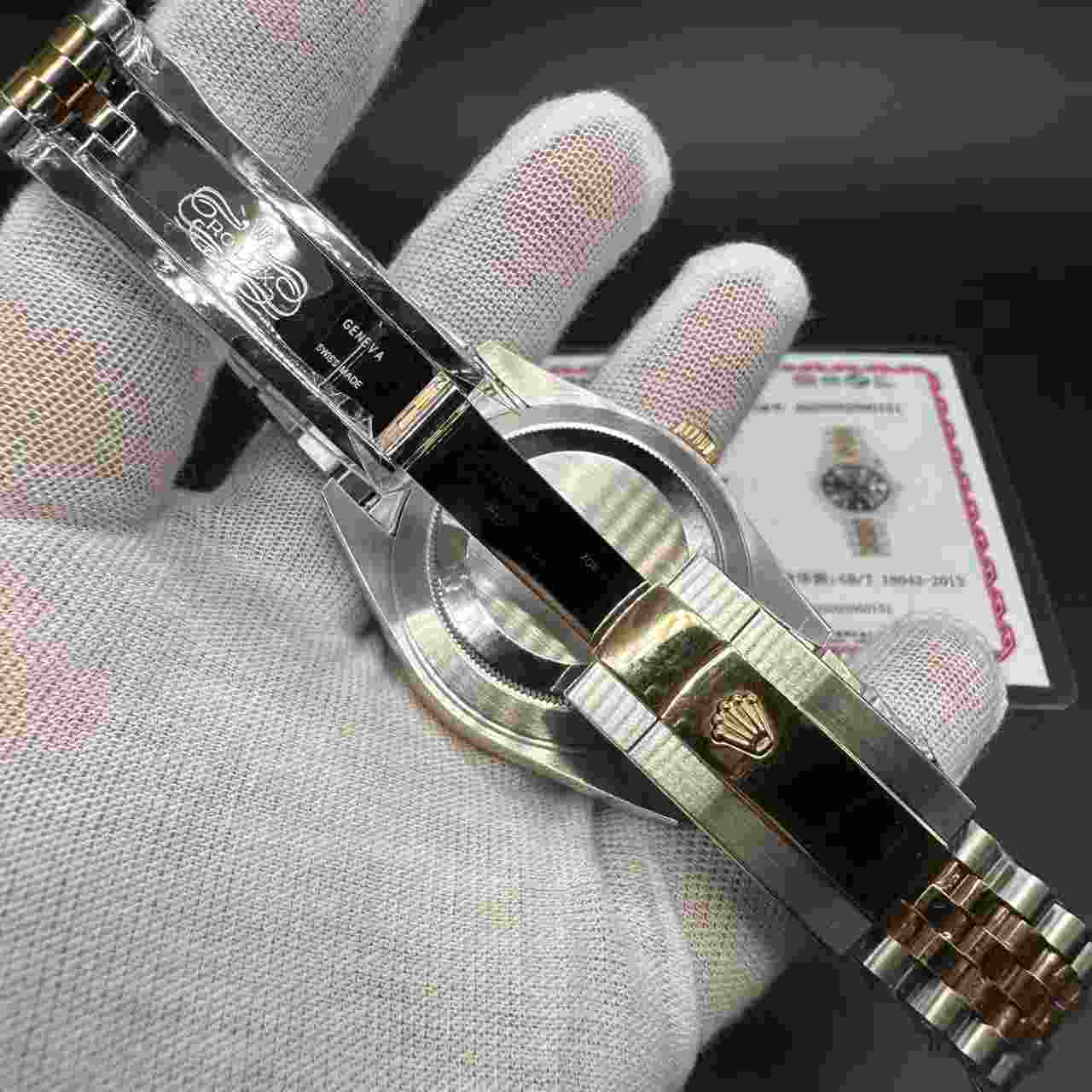 Datejust 41mm VS 3235 18K rose gold 2tone with white gold plating jubilee band F500