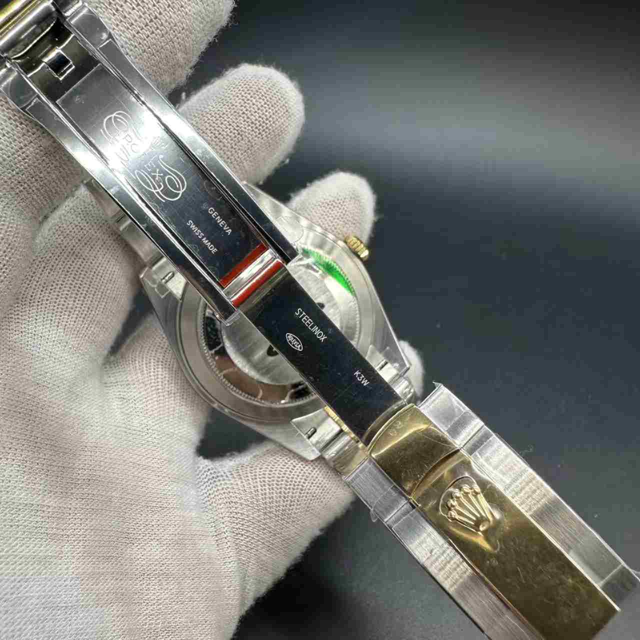 Datejust Wimbledon 2tone gold case 41mm oyster band BP 2813. 250$