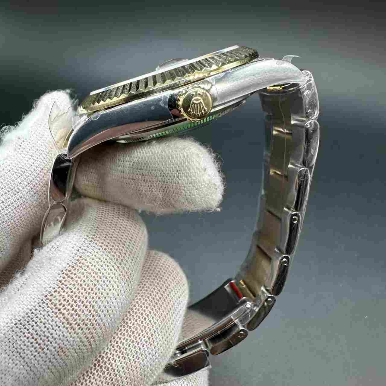 Datejust Wimbledon 2tone gold case 41mm oyster band BP 2813. 250$