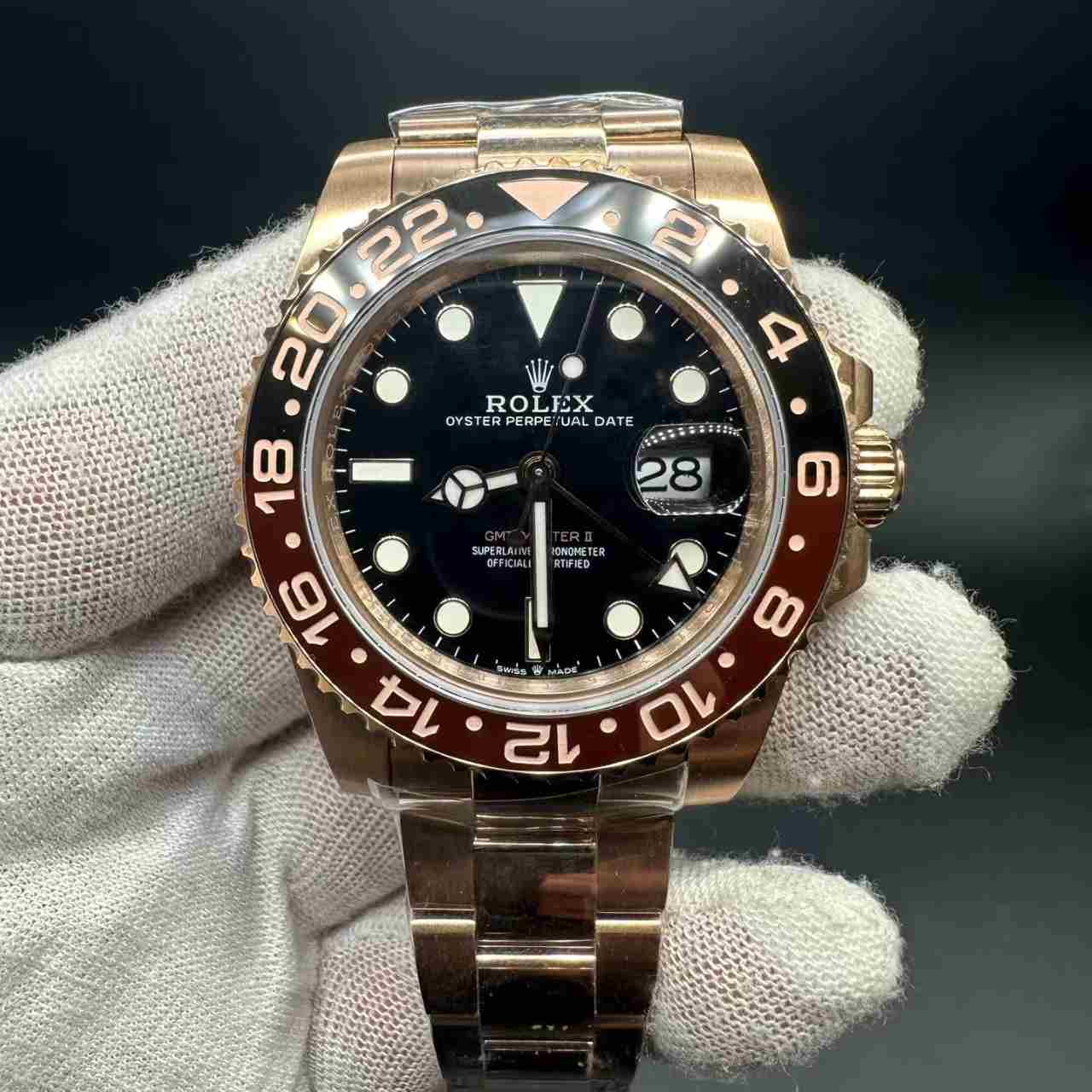 GMT root beer BP 2813 rose gold. 250$