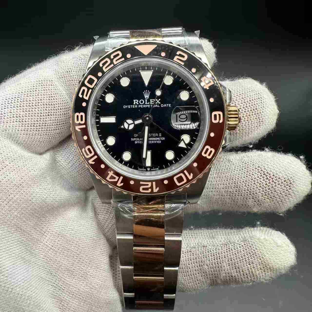 GMT root beer BP 2813 rose gold. 250$