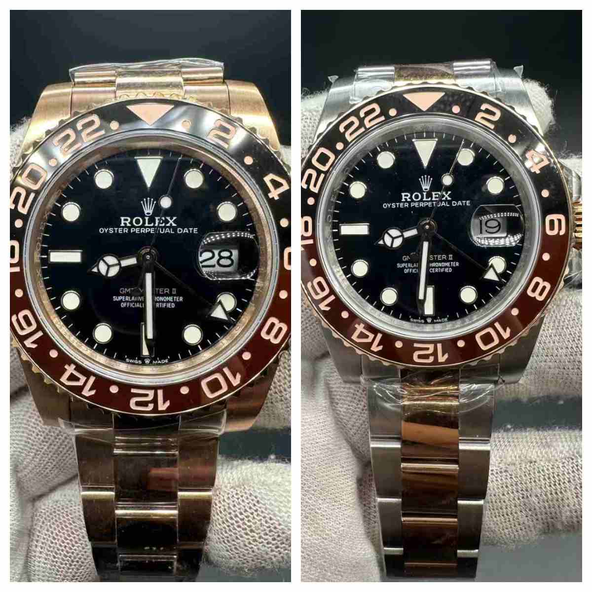 GMT root beer BP 2813 rose gold. 250$