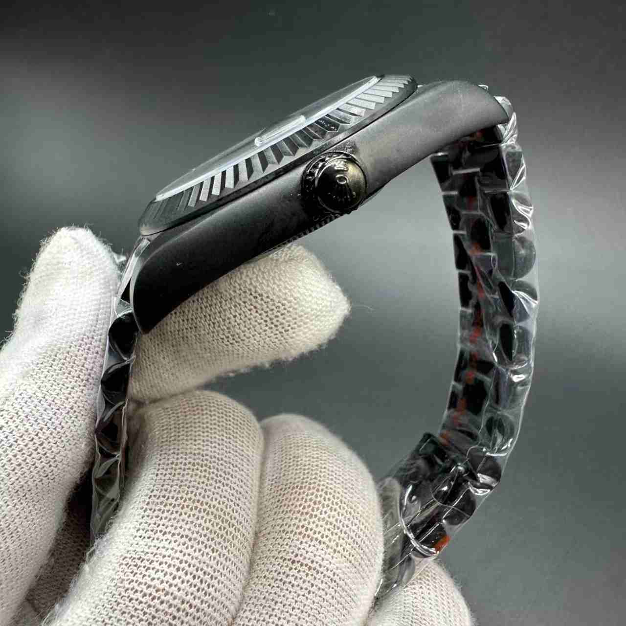 Daydate AAA automatic all black case 40mm black dial president band.  115$