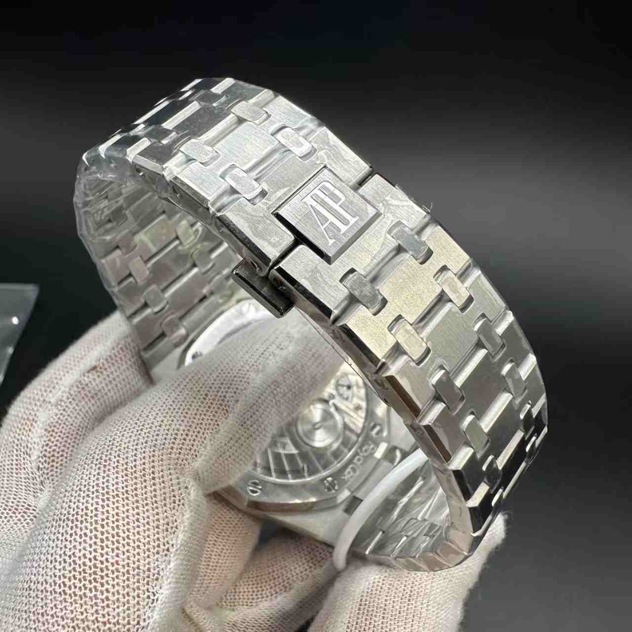 AP Royal Oak 26530TI BBS factory Flying Tourbillon hands-winding Steel case 41mm Gray dial.  750$