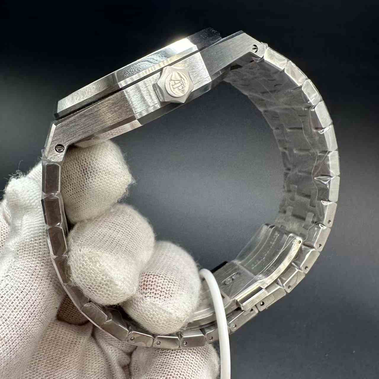 AP Royal Oak 26530TI BBS factory Flying Tourbillon hands-winding Steel case 41mm Tiffany blue dial.  750$