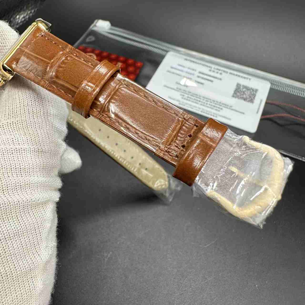 Cartier Tank super clone AF Swiss Quartz gold case 22mm brown leather strap women watch. 200$