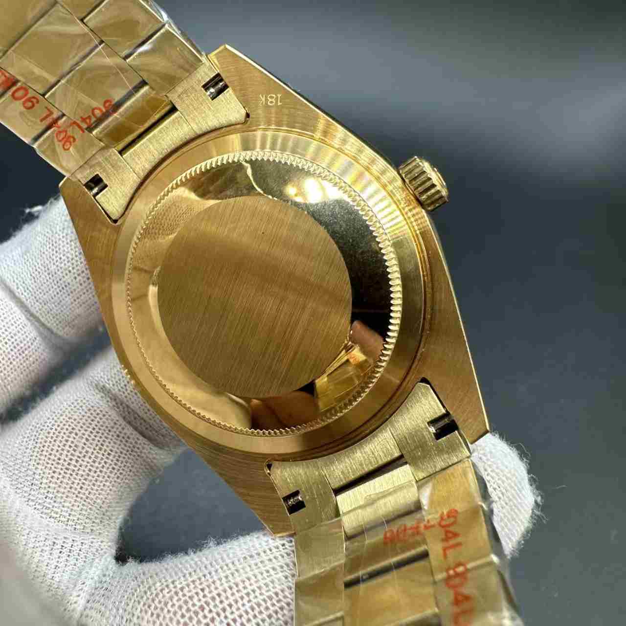 Daydate GD factory Miyota automatic AAA+ gold case 40mm white pearl dial President band. 136$