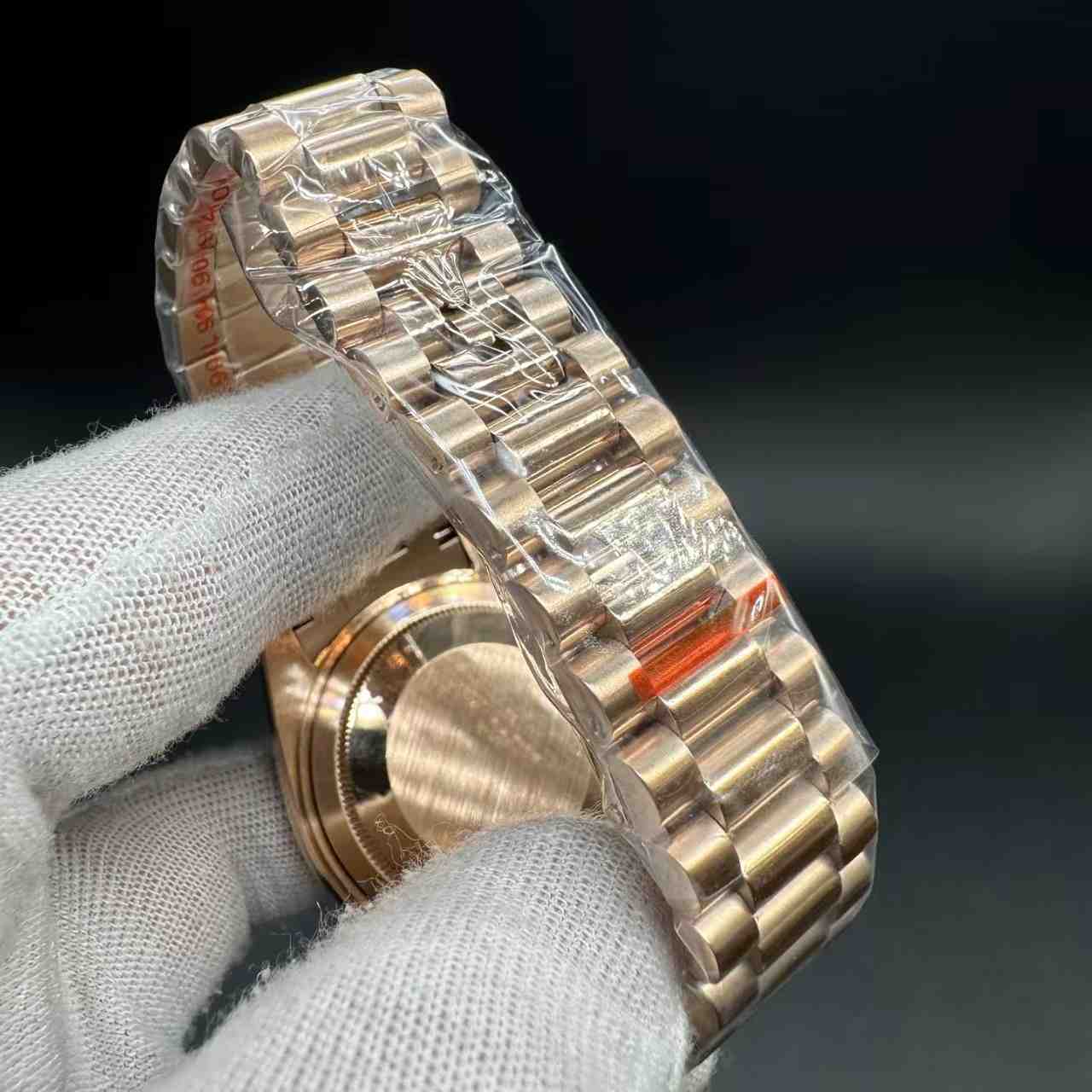 Daydate GD factory Miyota automatic AAA+ rose gold case 40mm brown/rose gold dial President band. 136$