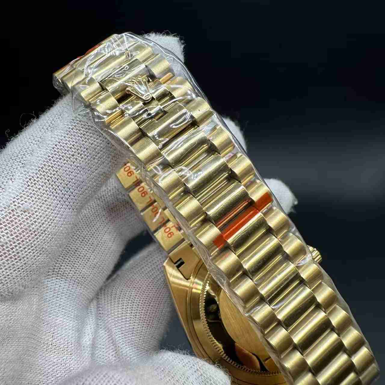 Daydate GD factory Miyota automatic AAA+ gold case 40mm green/silver dial President band. 136$