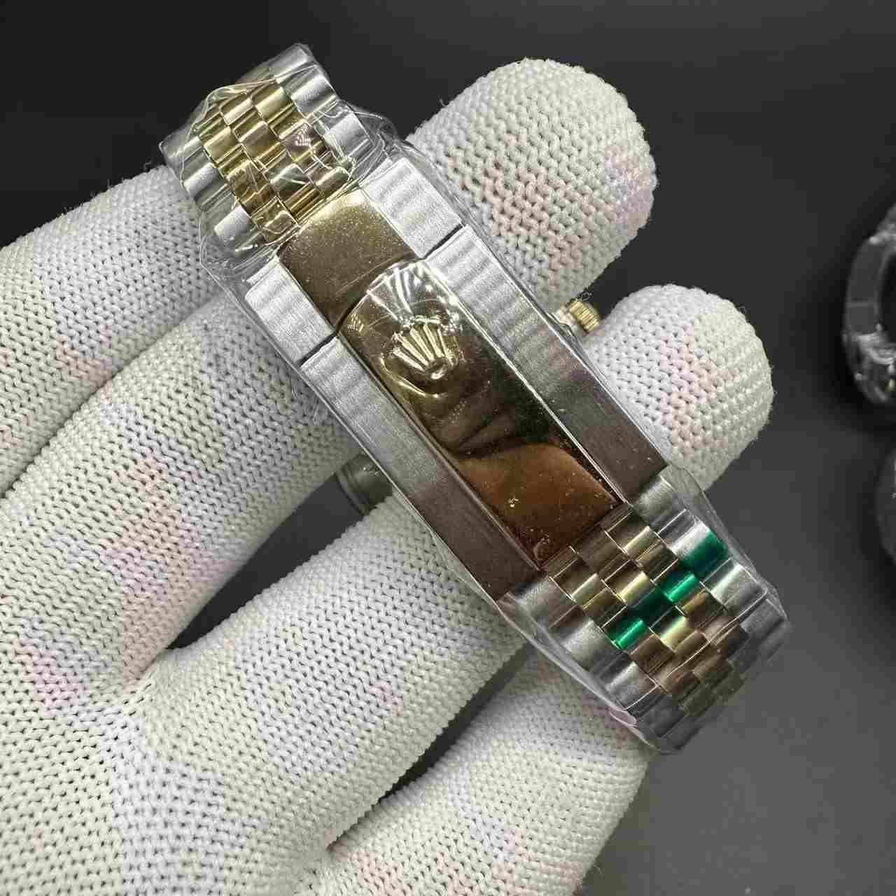 Datejust AAA+ automatic YT factory 2tone gold case 41mm black dial Jubilee band. 125$