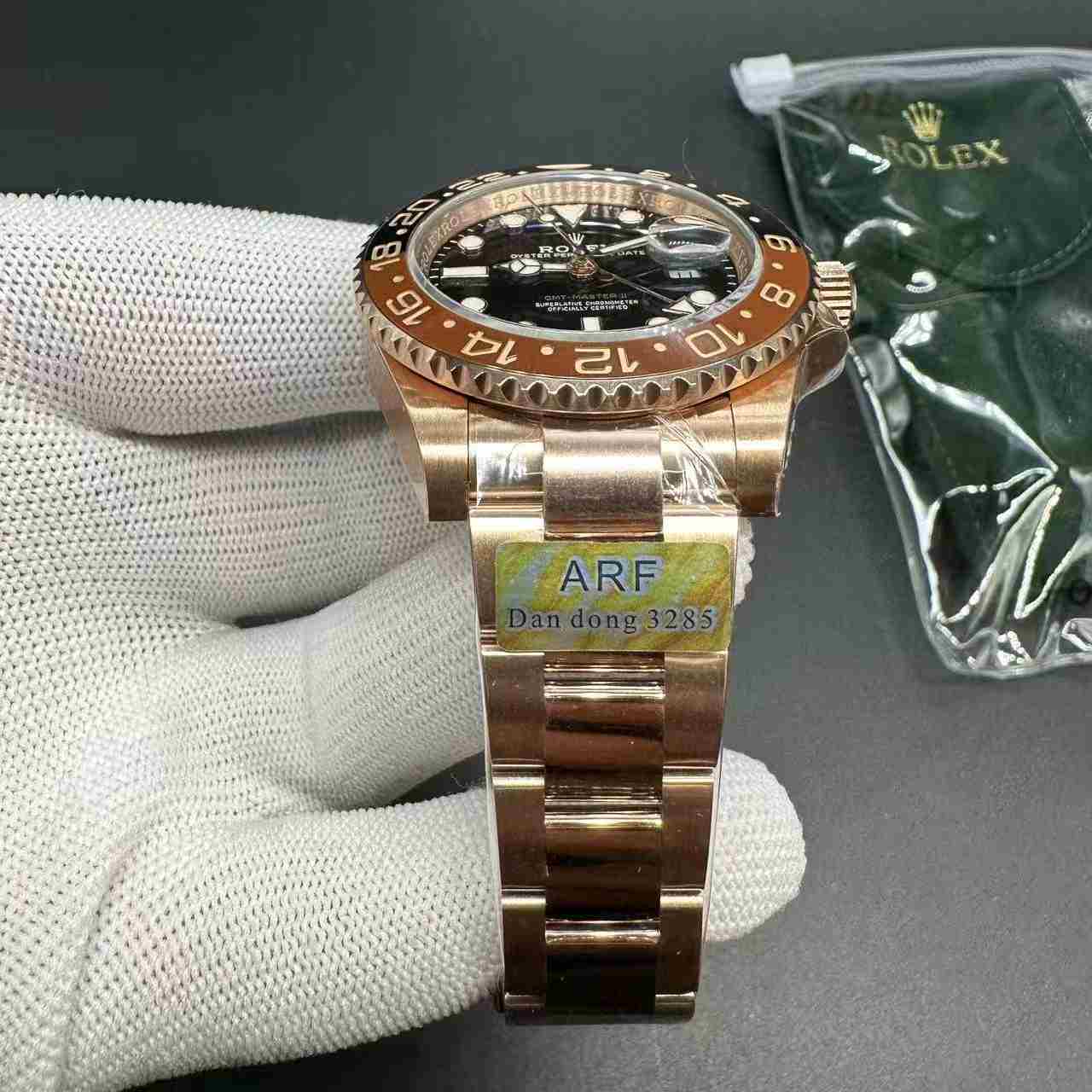 GMT root beer AR 3285 super clone all rose gold case. 600$