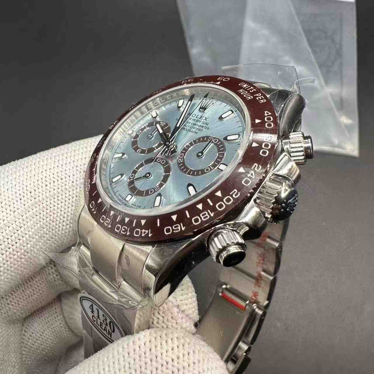 Daytona ice blue high quality automatic 4130   350$