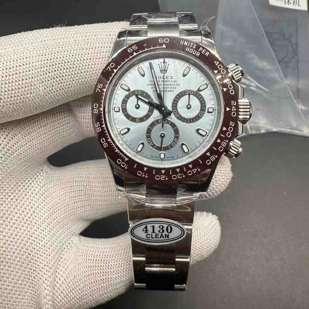 Daytona ice blue high quality automatic 4130   350$