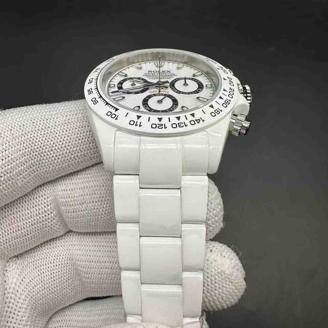 Daytona white ceramic chronograph 7750 automatic TW factory XD29