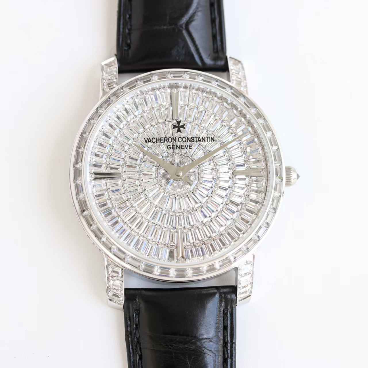 VC Swarovski diamonds baguette super clone 9015 automatic HX150