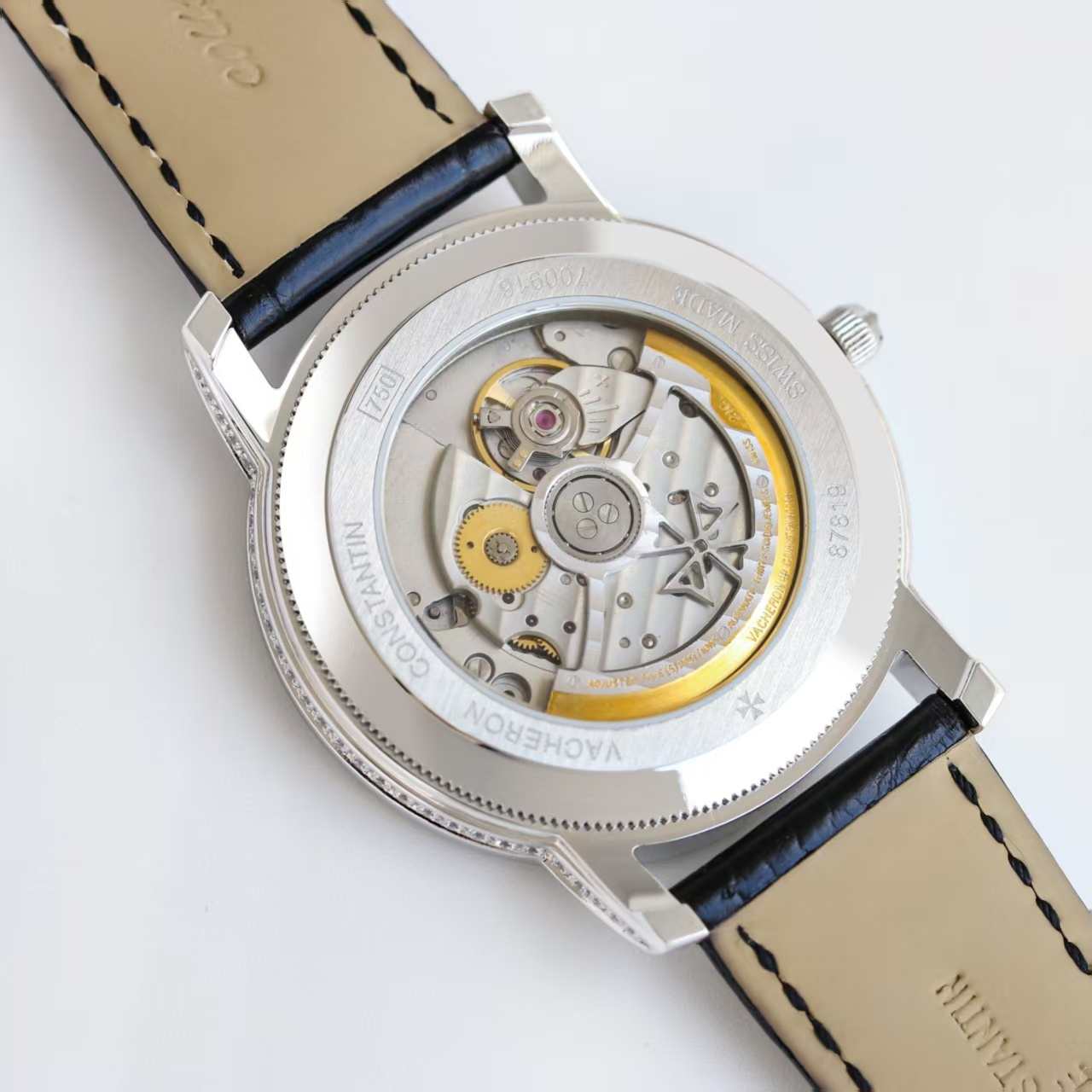 VC Swarovski diamonds baguette super clone 9015 automatic HX150