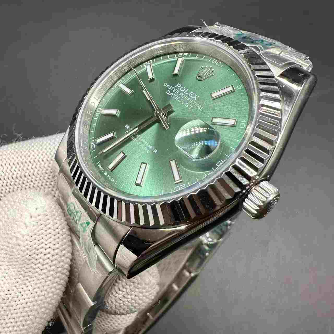 Datejust 41mm YT factory AAA+ mint green dial oyster band  125$