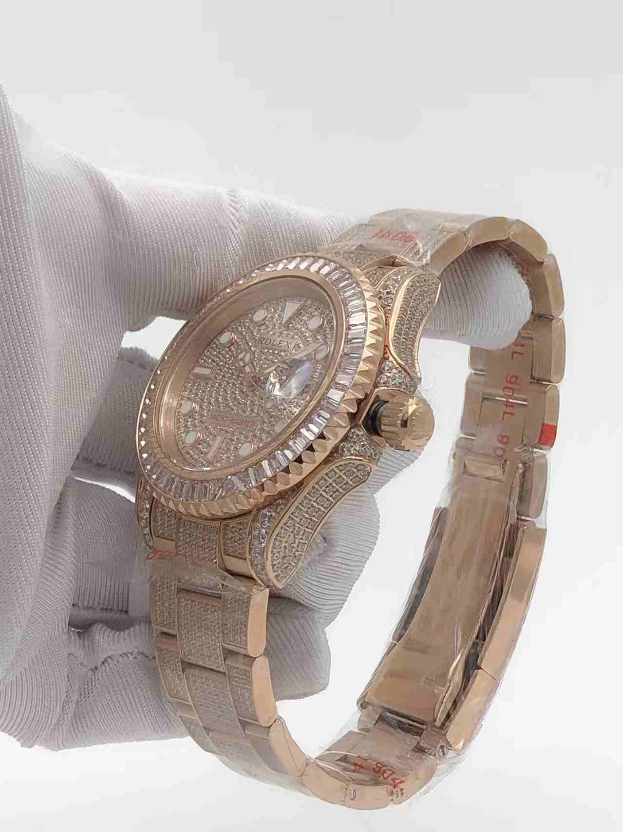 Rolex YM full diamonds rose gold 40MM