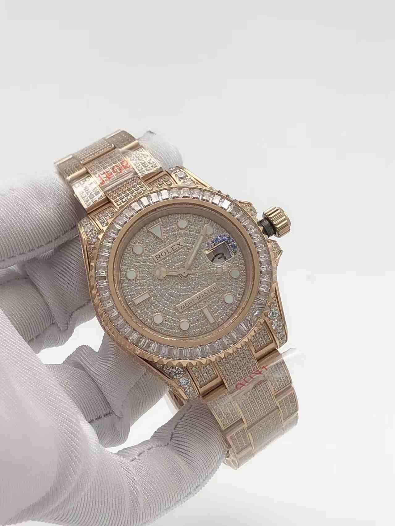 Rolex YM full diamonds rose gold 40MM