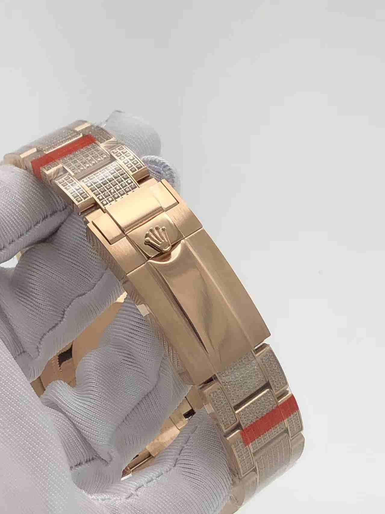 Rolex YM full diamonds rose gold 40MM