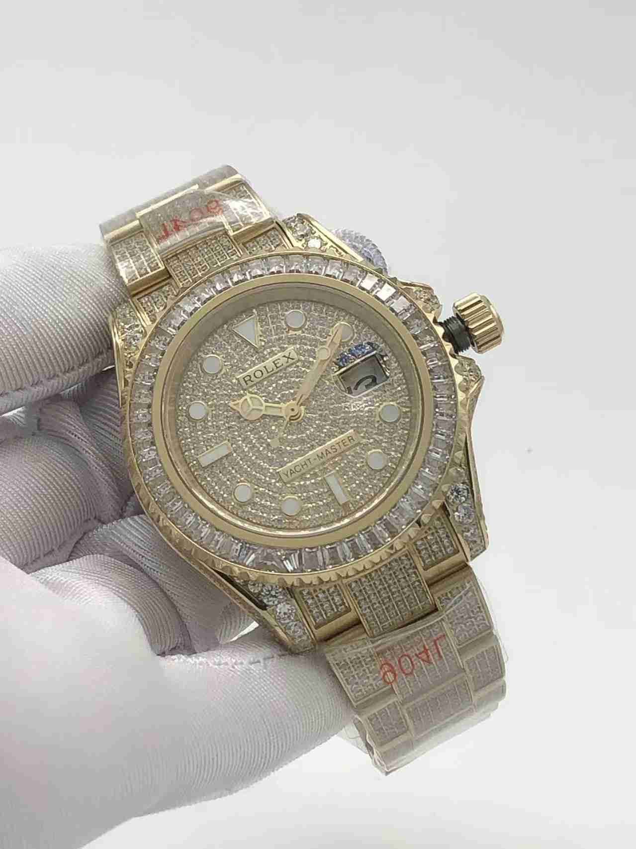 Rolex YM full diamonds yellow gold 40MM