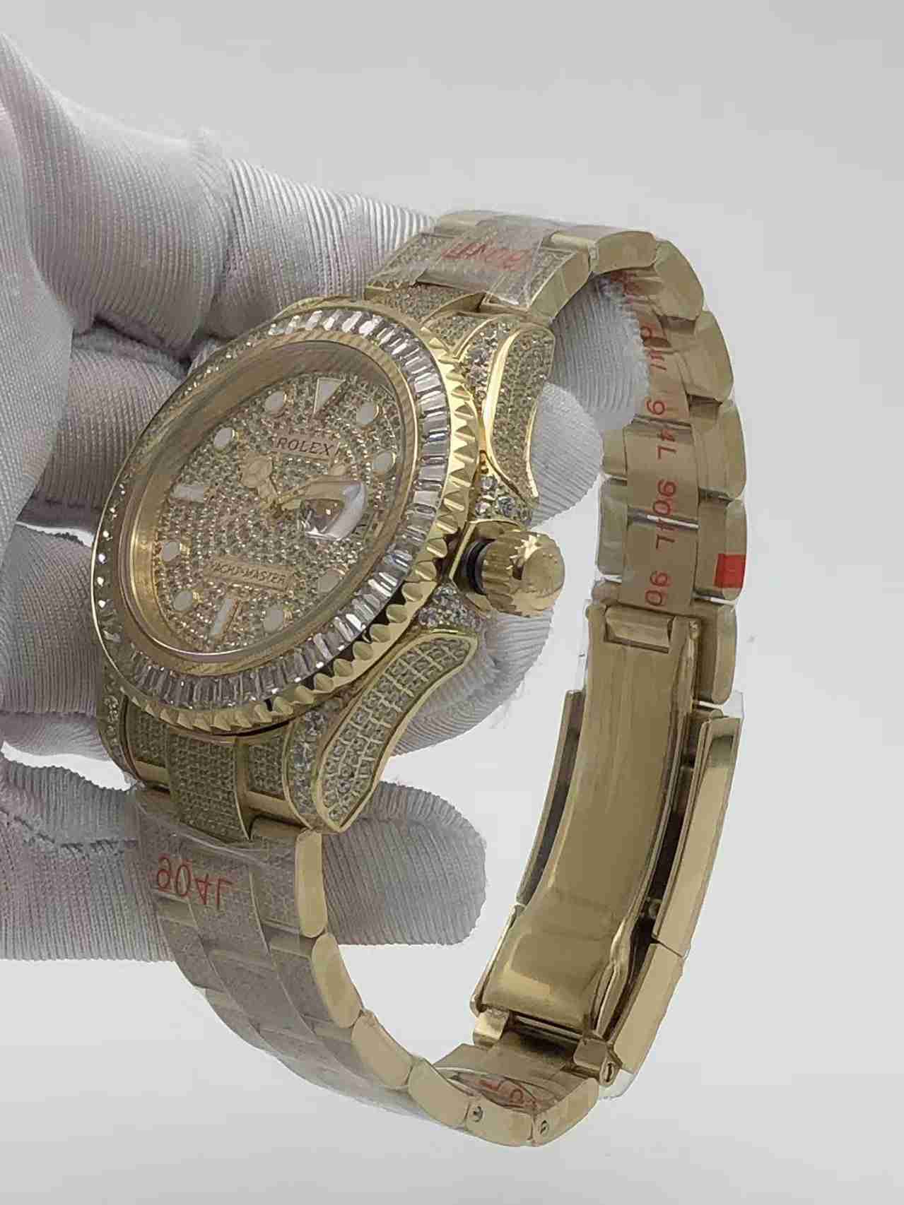 Rolex YM full diamonds yellow gold 40MM