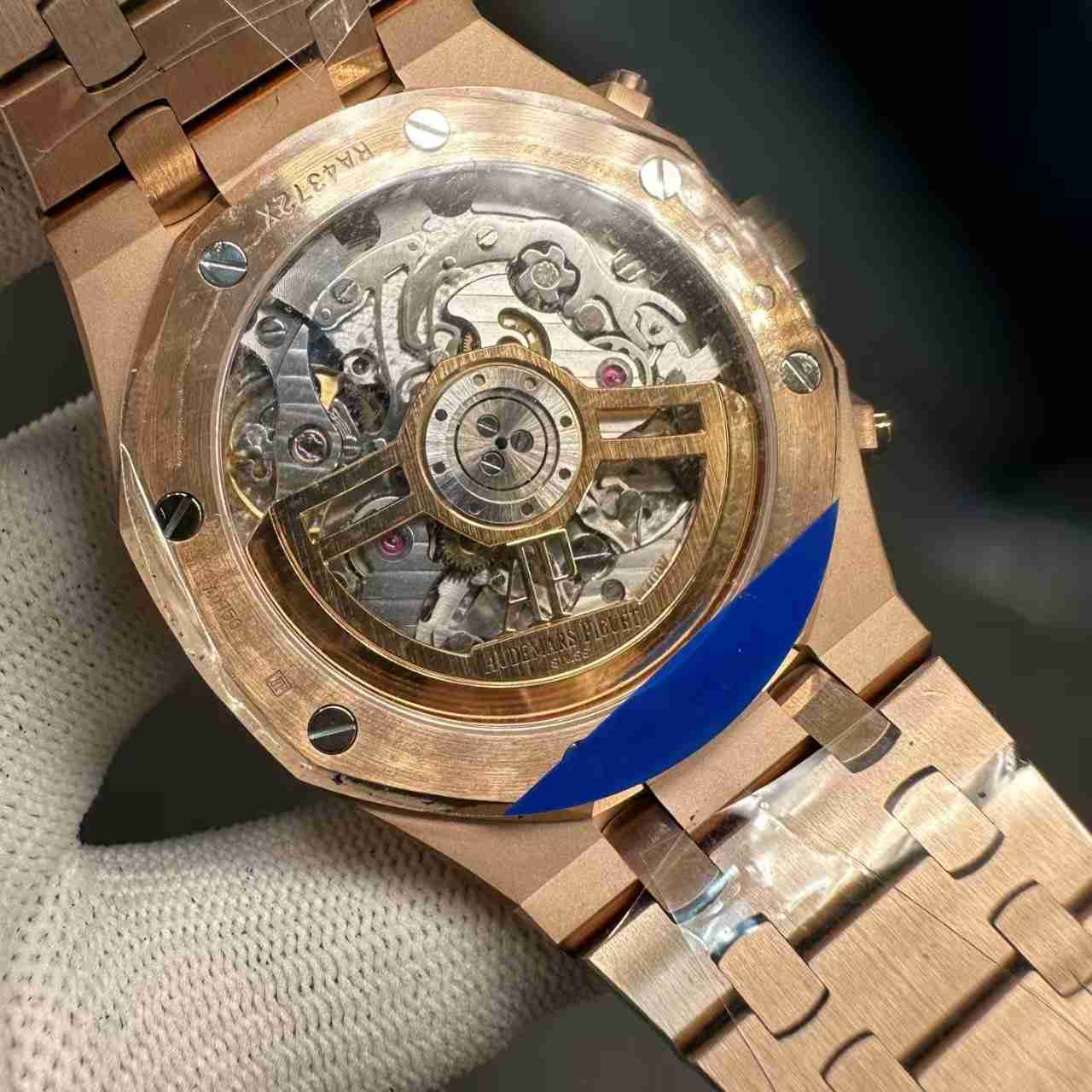 AP Royal Oak 26240 APS Cal.4401 chronograph automatic rose gold case 41mm Brown dial super clone. 768$