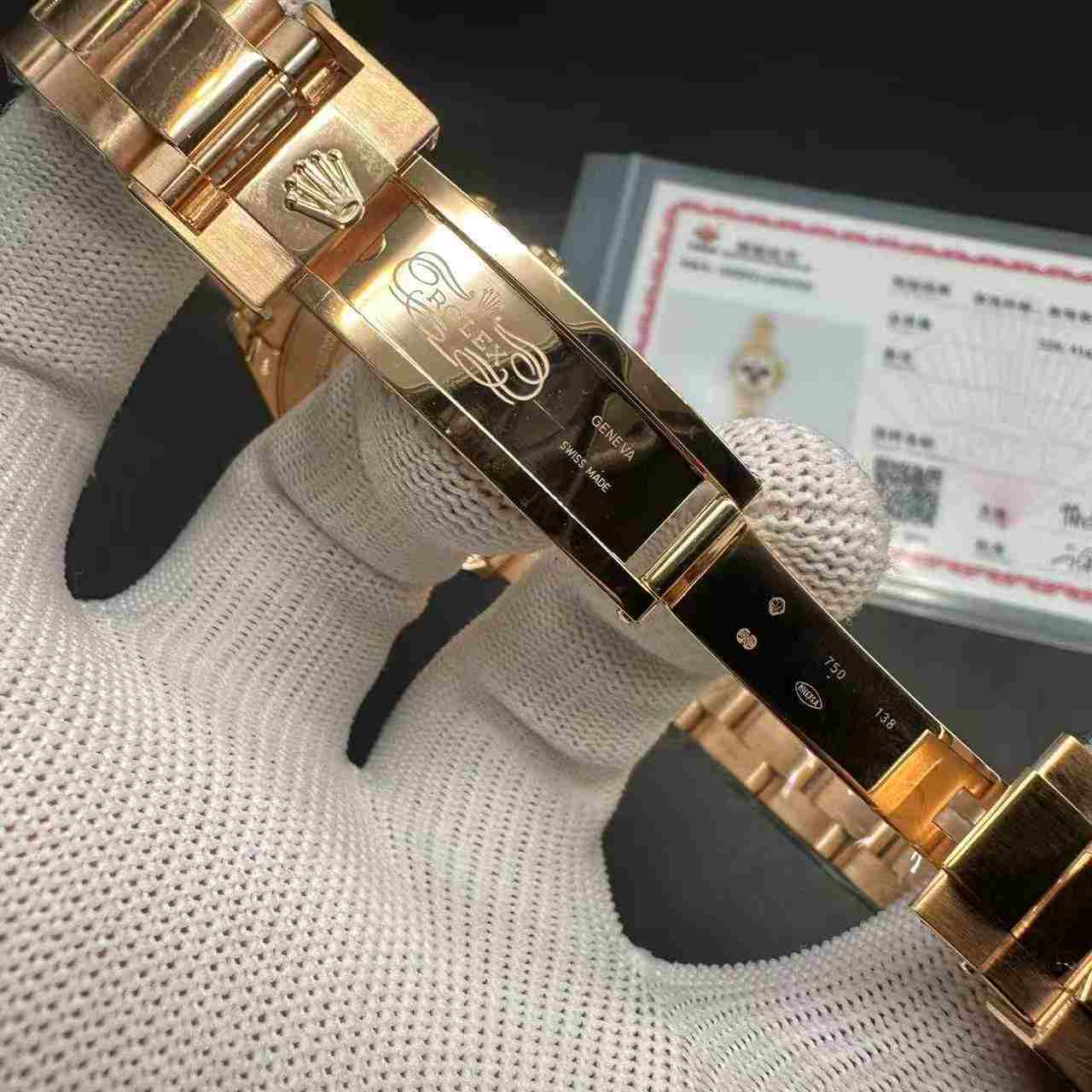 Daytona gain weight 225g 18K rose gold plating automatic 4131 movement. F36+24 1500$