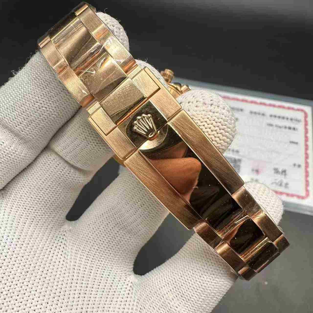 Daytona gain weight 225g 18K rose gold plating automatic 4131 movement. F36+24 1500$