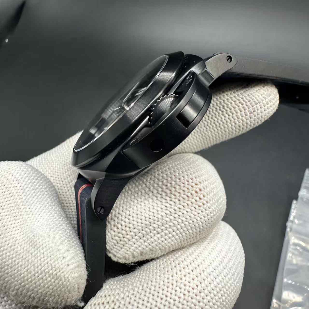 Panerai Luminor Luna Rossa PAM1408 VS super clone black case 40mm blue dial blue strap. 350$