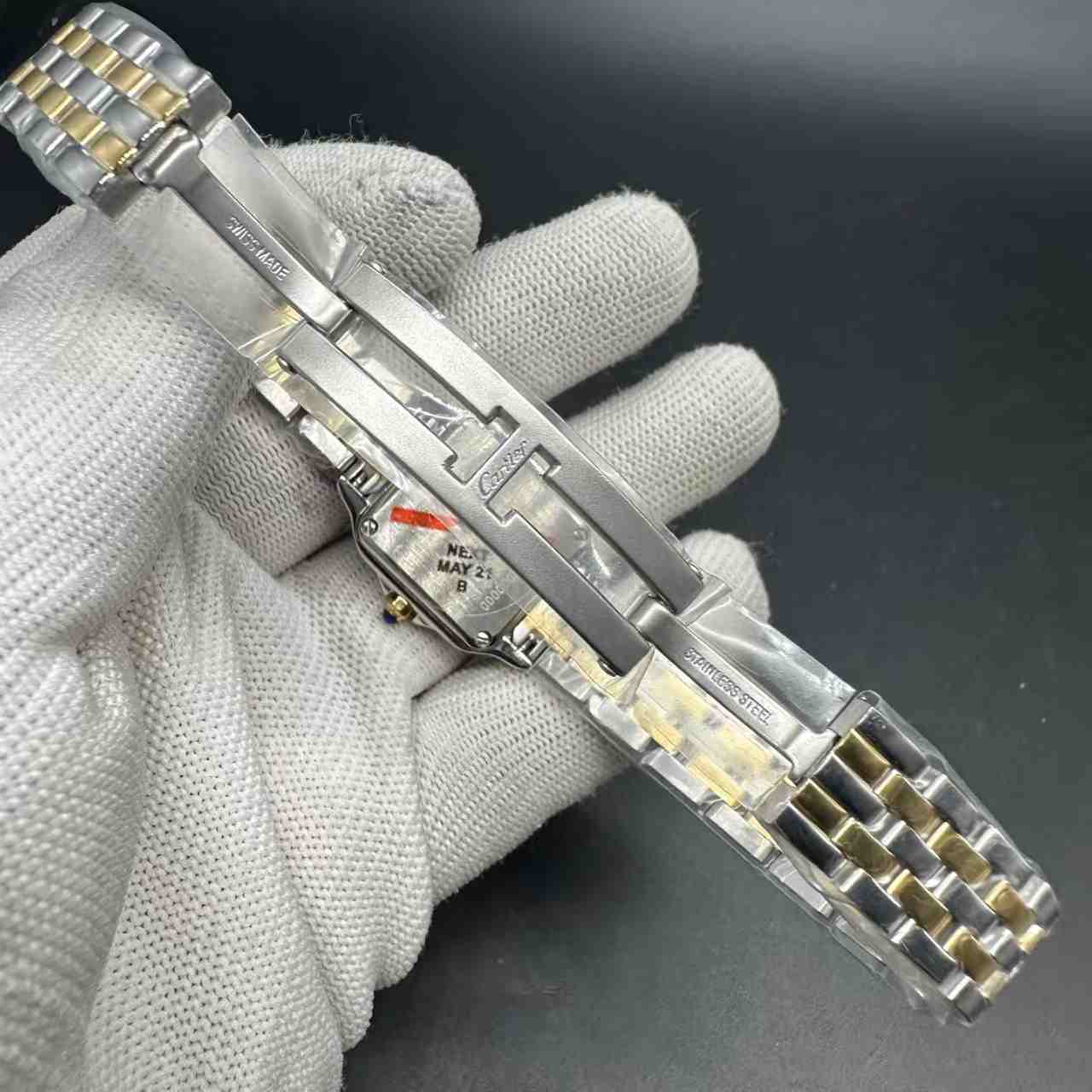 Cartier Panthere AAA Quartz 2tone gold 22mm diamonds bezel women watch. 100$