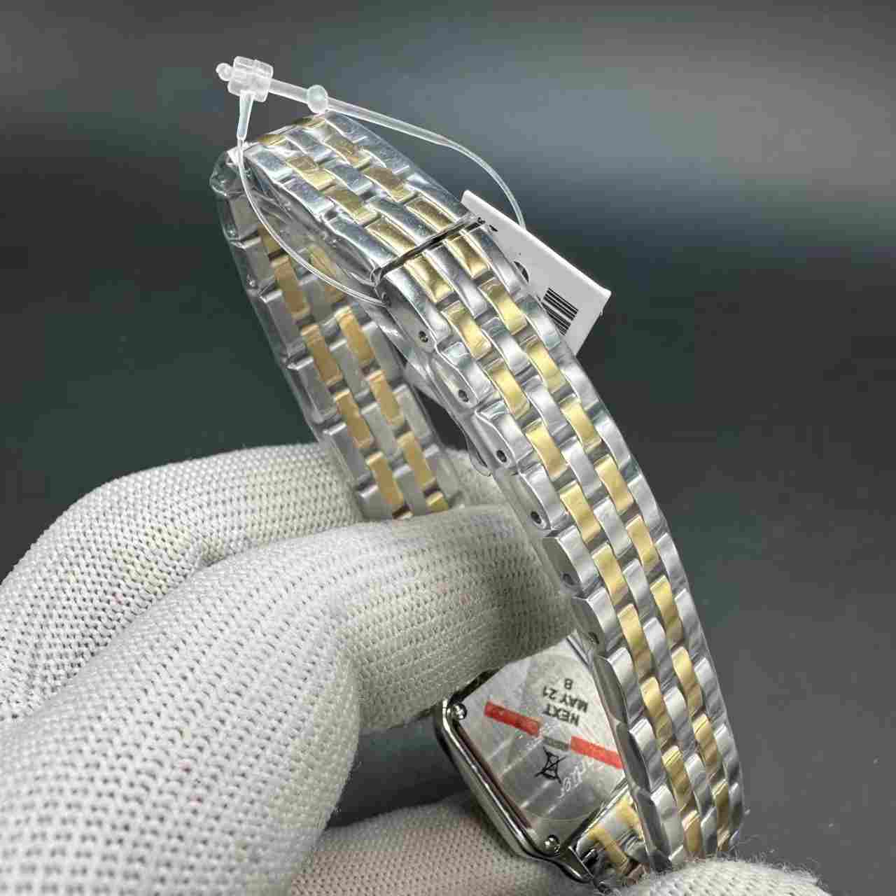 Cartier Panthere AAA Quartz 2tone gold 22mm diamonds bezel women watch. 100$