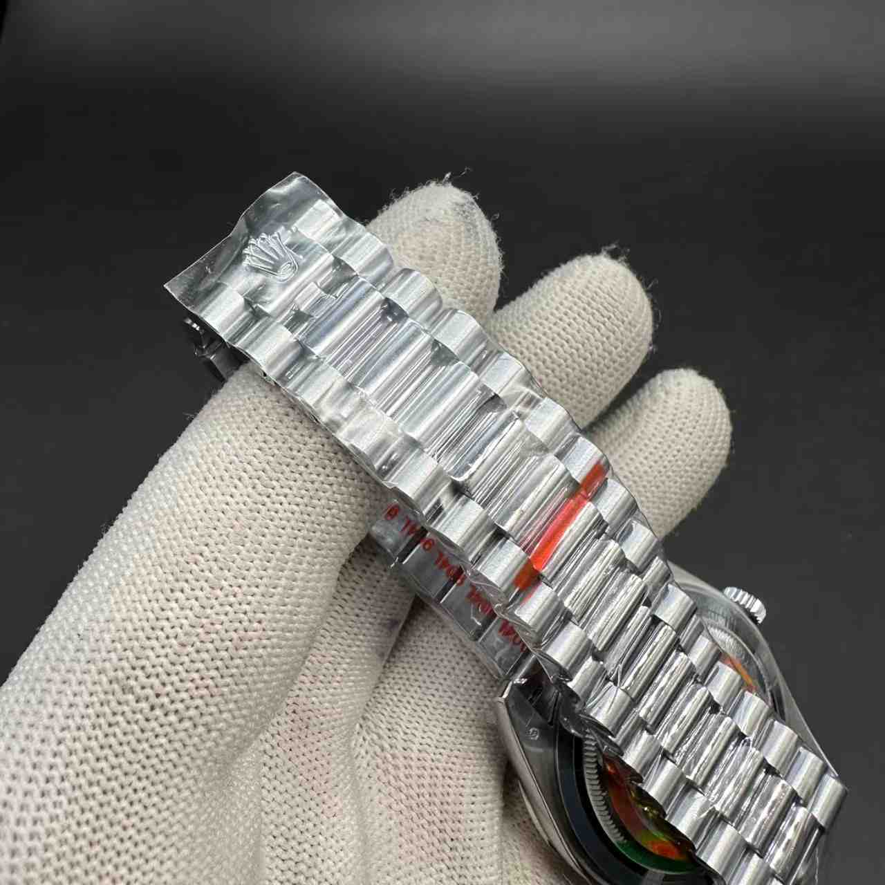 Daydate QF gain weight 185g steel case 40mm blue dial president band super clone  550$