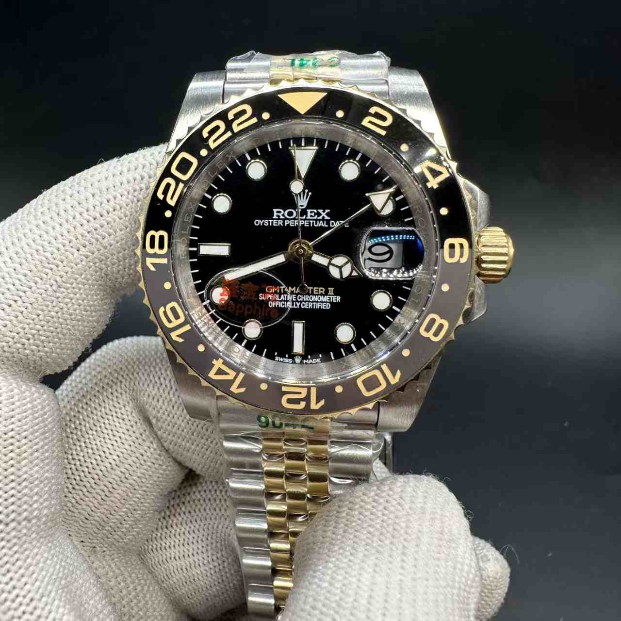 GMT AAA+ YT factory 2tone gold case jubilee band 125$