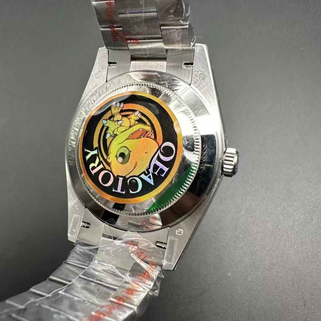 Rolex Daydate QF gain weight 2836 heavy version 180g Steel case 40mm Green dial President bracelet. 550$